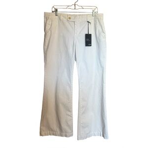 a.n.a. A New Approach White Denim Wide Leg Flare Women's 14 Pants
